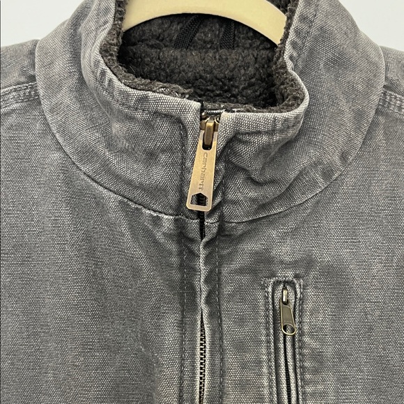 Carhartt Men's Gravel Color Sherpa Lined Sleeveless Jacket Vest - Picture 5 of 13